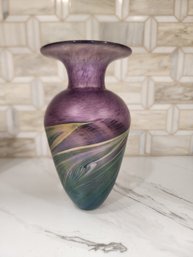 Robert Held Blown Glass Vase Canada Studio
