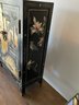 Chinese Cabinet, Hand Painted, No Key Or Lock