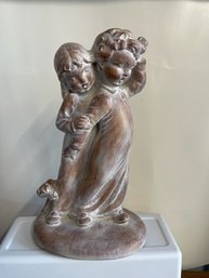 Boy & Girl Statue Handmade