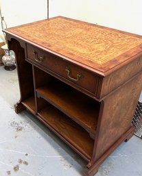 Leather Top Desk With Gold Leafing