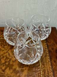 Waterford Crystal Glasses Set Of 3