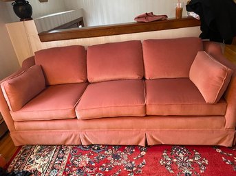 Rose Colored Sofa