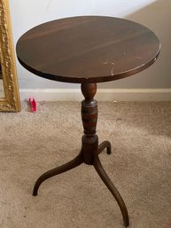 Vintage Round Pedestal Table