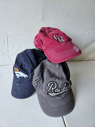Sports Fans! Rockies And Broncos Hats
