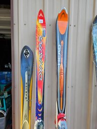 Just In Time For Winter Skiing - Set Of 3 Downhill Skis -Dynastar, Head, K2
