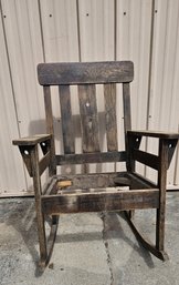 Stickley Style All Wood Rocker - Needs Seat