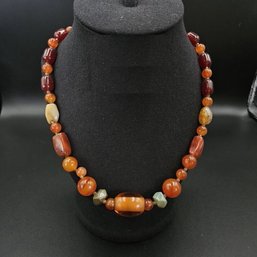 Brightly Colored Agate Necklace