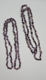 Two Lovely Amethyst Necklaces
