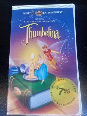 Thumbelina VHS Tape