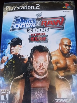 Smackdown Versus Raw 2008 PlayStation 2 Game