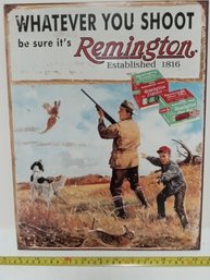 Remington Metal Sign
