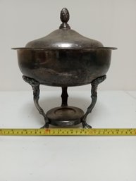 Antique Silver Plated Warmer