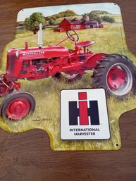 International Harvester Farmall Cub Tractor Sign