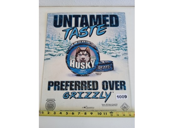 Original Husky Tobacco Sign