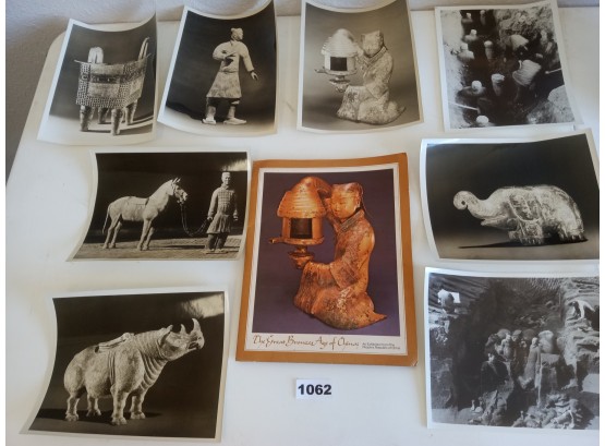 1980 Coca-cola Sponsored, The Great Bronze Age Of China Exhibit Information Packet Including 8 Original Photos