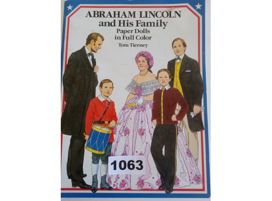 1989 Abraham Lincoln Paper Dolls Book (complete)