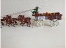 Cast Iron Wagon And Horses