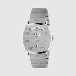 NEW AUTHENTIC GUCCI Stainless Steel Grip Watch
