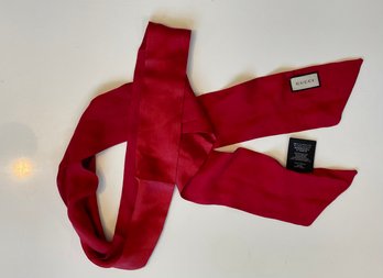 BEAUTIFUL AUTHENTIC GUCCI Scarf In Red