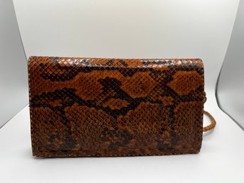 Beautiful Authentic Snakeshin Handmade Senegal Bag