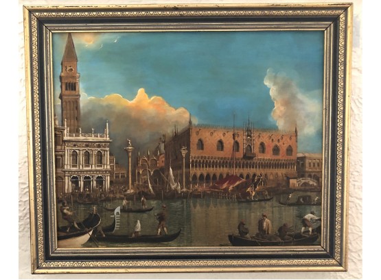Print On Canvas Of Venice's Palazzo Ducali By CANALETTO
