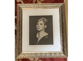A Portrait Of Barbra Streisand By B.Morgan
