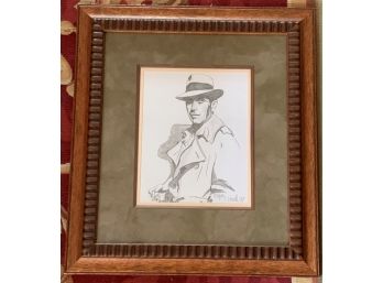 Pencil Portrait Of Humphrey Bogart By PAUL HOWELL