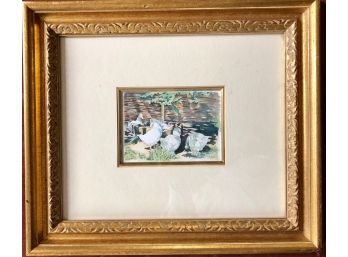 Watercolor Of Ducks By S. PICK