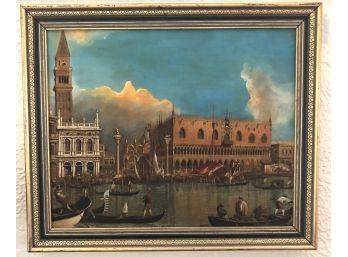 Print On Canvas Of Venice's Palazzo Ducali By CANALETTO