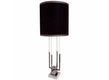 A Tall 1970s Side Table Lamp