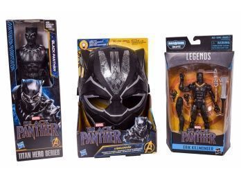 Black Panther Action Figure And Mask
