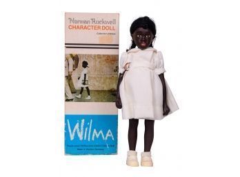 Norman Rockwell Porcelain Character Doll Wilma Limited Edition.