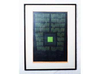 Abstract Woodblock Print 'Enclosure II' By Kunihiro Amano 1/30