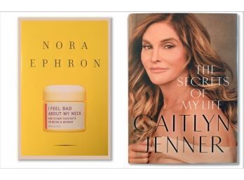 'The Secrets Of My Life,' Caitlyn Jenner's Autographed, First Edition Memoir  And Nora Ephron's