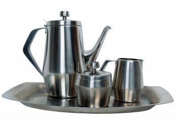 Stainless Steel Viking Tea Set