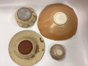 4 Handmade Artisan Pottery Bowls