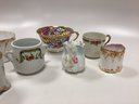 Various China Demitasse, Tea Cups, Vases