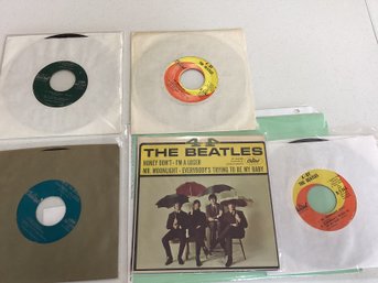 The Beatles Group 45s  -  4 By The Beatles
