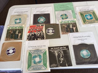 The Rolling Stones  45s  - Group Of 8