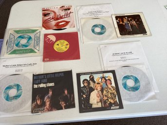 The Rolling Stones  45s  - Group Of 6
