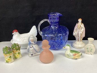 Group Decorative Glass And Porcelain