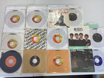 The Beatles Group 45s  -  Fine Lot Of Miscellaneous