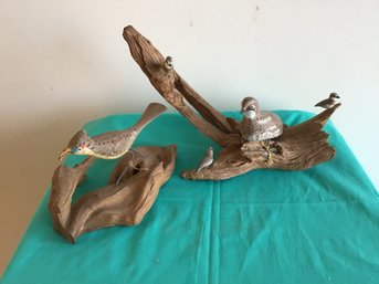 Two Casa Fernandez Bird Sculptures