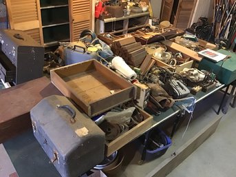 Large Lot Of Miscellaneous Tools And Metalware