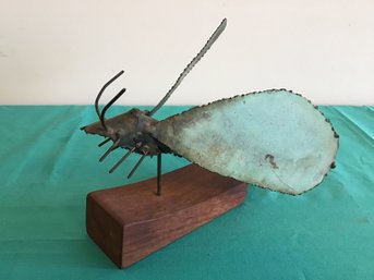 Brutalist Sculpture Of A Moth