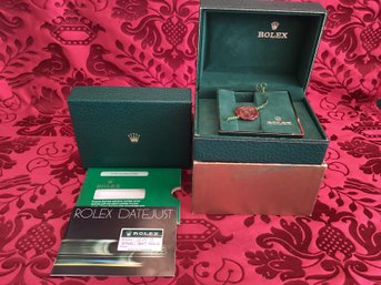 Rolex Datejust Mens Box And Papers