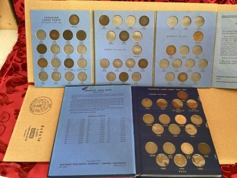 Lot Antique  Canada Large One Cent Coins