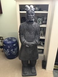 Large Chinese Terracotta Sculpture Soldier Guard #1