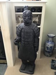 Large Chinese Terracotta Sculpture Soldier Guard #2
