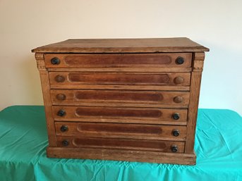 Large Victorian Spool Chest